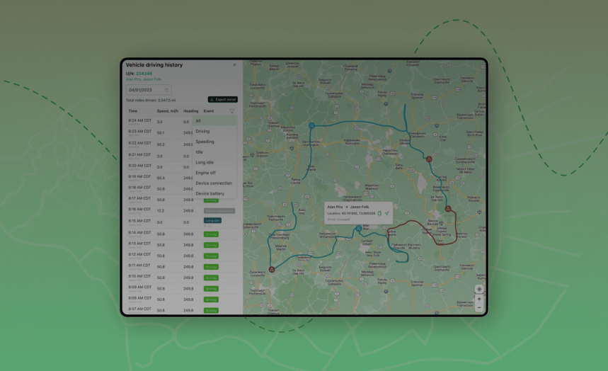 SafeRoute AI: Smart logistics solution for real-time truck tracking